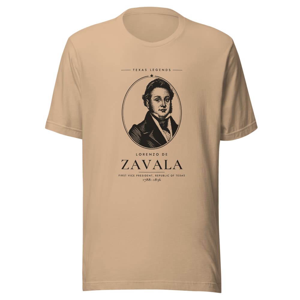 Lorenzo de Zavala Texas Legends Tee