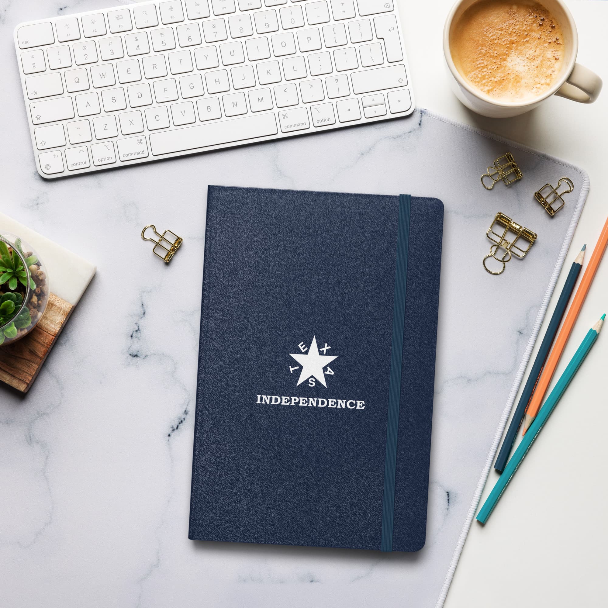 Texas Independence Hardcover Bound Notebook