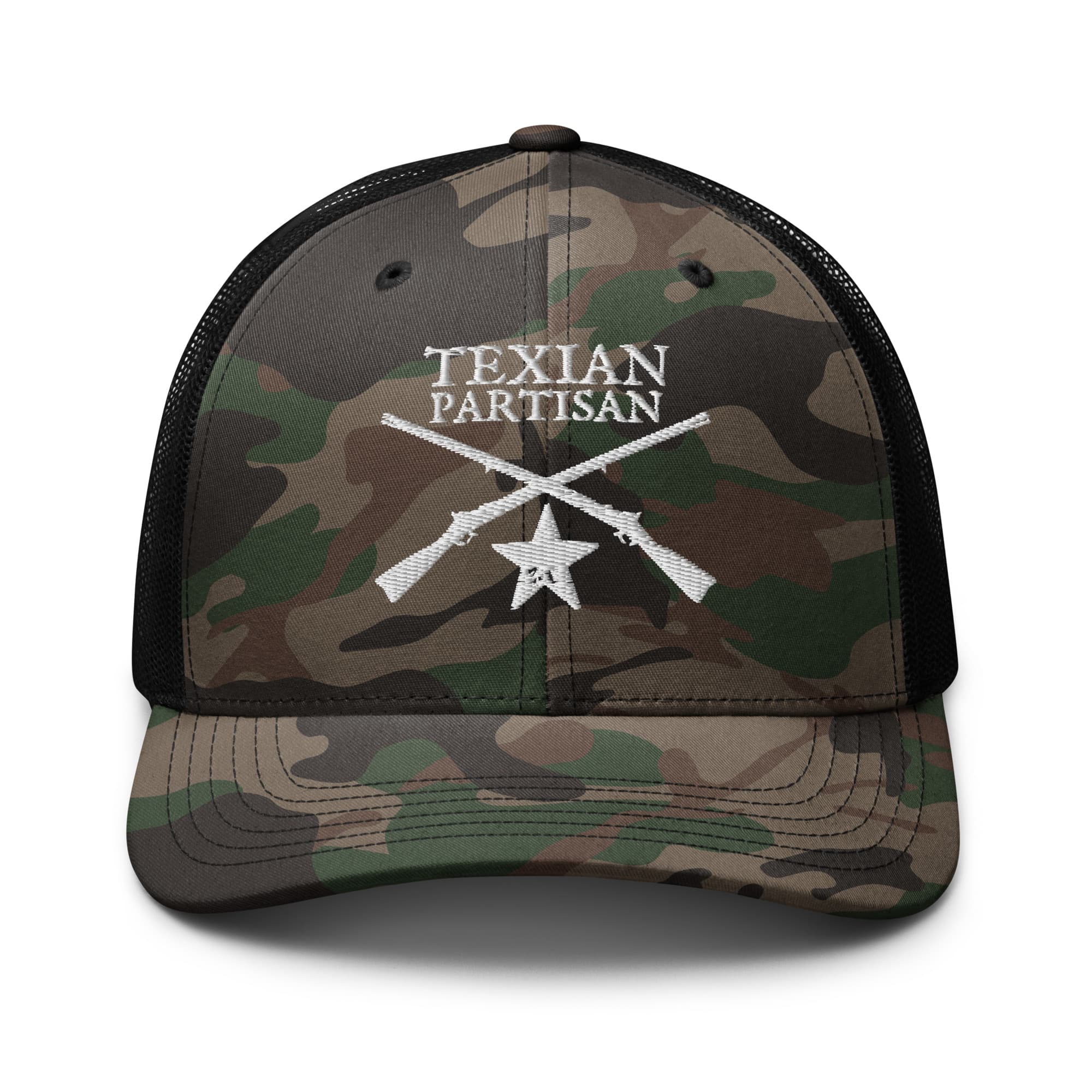 Texian Partisan Camouflage Trucker Hat