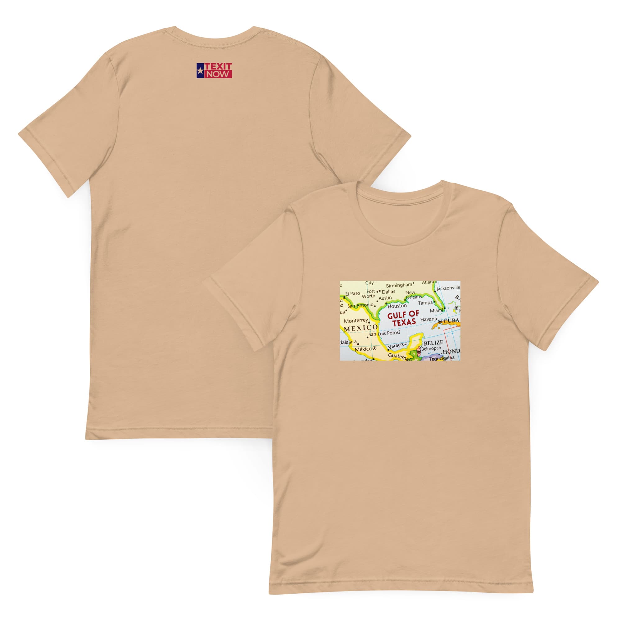 Gulf of Texas Map T-Shirt