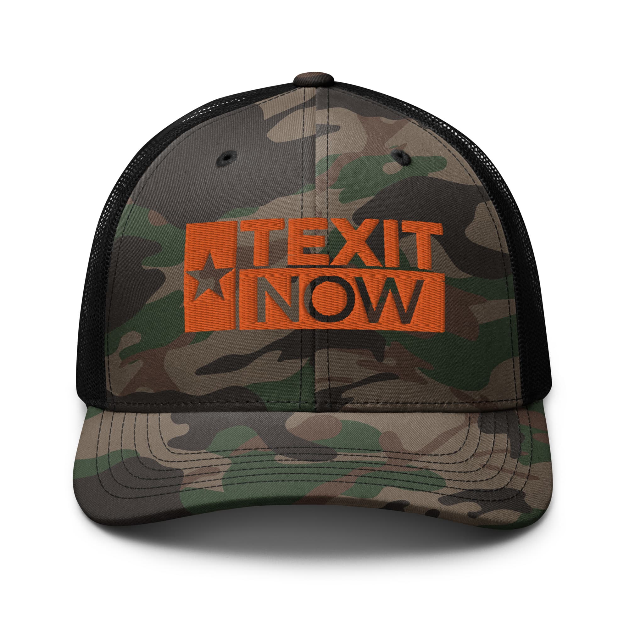 TEXIT NOW Camouflage Trucker Hat