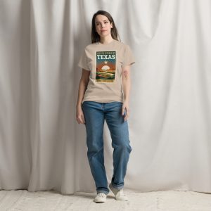 Visit The Republic of Texas Vintage Travel Poster T-Shirt
