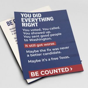 You Did Everything Right Push Card